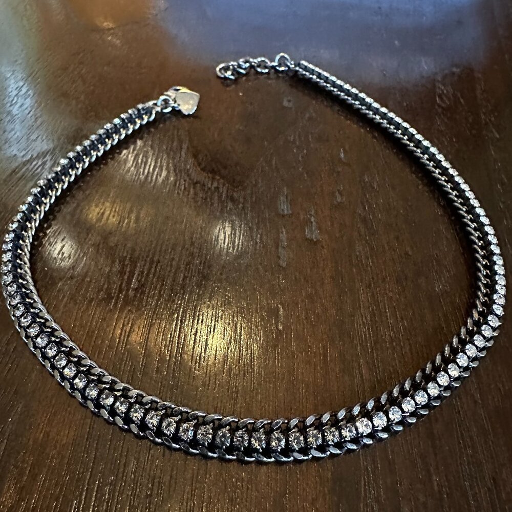 Stella and Dot Hematite Cupchain Choker / Bracelet